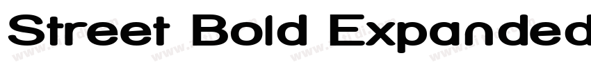 Street Bold Expanded字体转换
